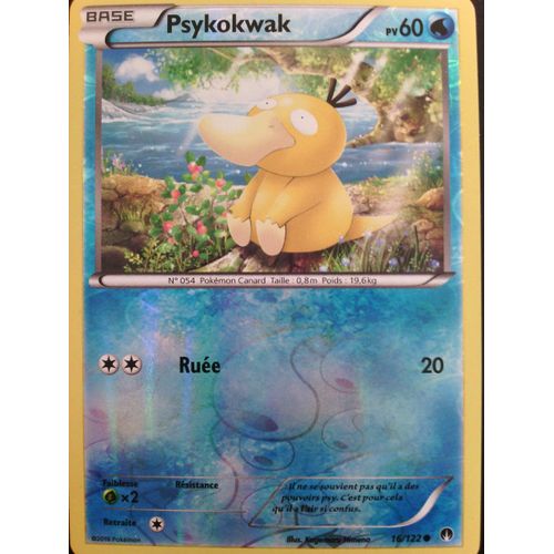 Pokémon - 16-R/123 - Psykokwak - Reverse