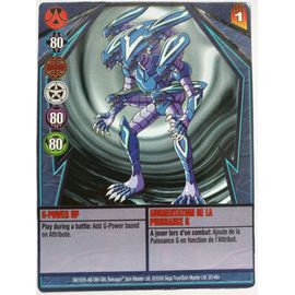 Carte Bakugan N° 35/48a G-Power Up/Augmentation De La Puissance G - 2009 Rouge