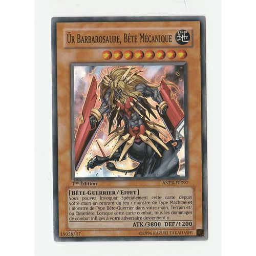Yu-Gi-Oh! - Anpr-Fr097 - Ür Barbarosaure, Bête Mécanique - Super Rare