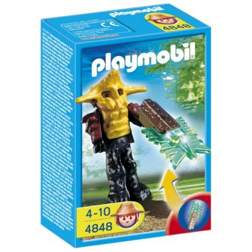 Playmobil Wild Life 4848 - Gardien Du Temple Avec Arme Lumineuse Verte