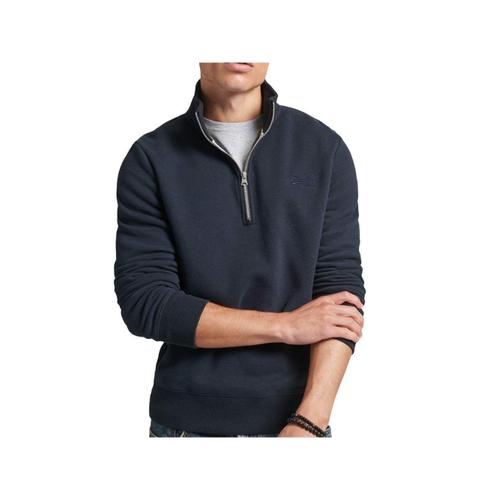 Pull Superdry Essential Classic Homme Bleu