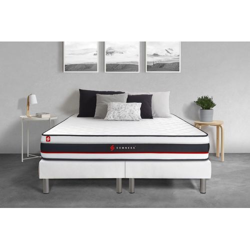 Ensemble double sommier 90x200 + matelas FORM 180x200