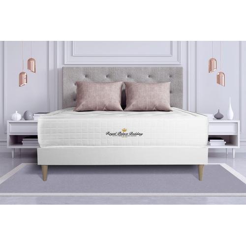 Ensemble Matelas A Memoire De Forme Maxi Epaisseur Buckingham 140x190 Sommier Kit Blanc