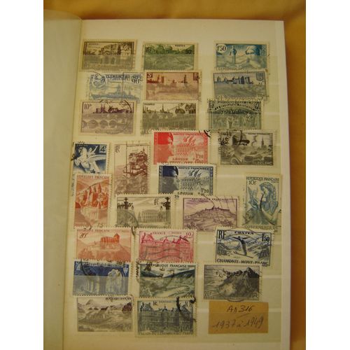 Ad 316 // Lot Timbres Obliteres France 1937 À 1949