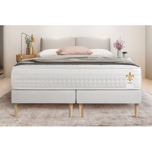 Ensemble Le Vingt-Huit 160 X 200 Cm Double Sommiers Blanc