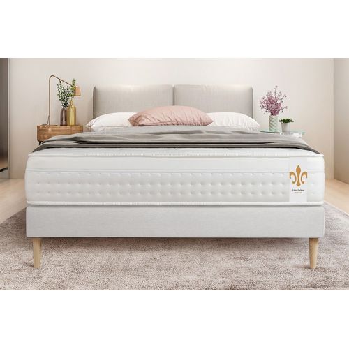 Ensemble Vingt-Huit 140 X 200 Cm Sommier Kit Blanc