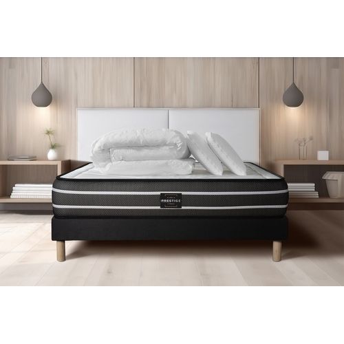 Pack Exclusive 160 X 200 Cm Sommier Noir
