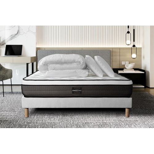 Pack Suite 140x200 Ressorts ensaches, memoire de forme 5 zones