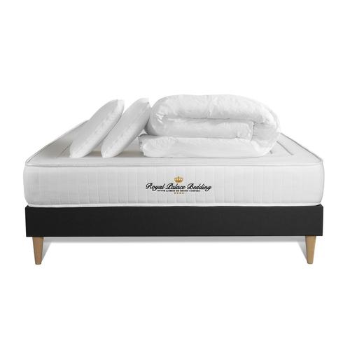 Pack Matelas A Memoire De Forme Nottingham 160x200cm + 2 Oreillers + 1 Couette 260x240cm