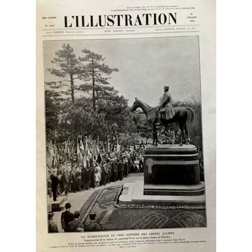 L'illustration Journal Universel N° 4454 - La Glorification Du Chef Suprême Des Armées Alliées.