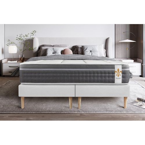 Ensemble Le Trente 160 X 200 Cm Double Sommiers Blanc