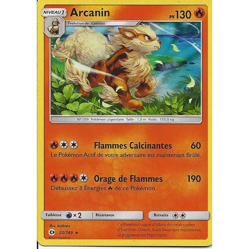 Carte Holographique Arcanin 22/149 - Soleil Et Lune