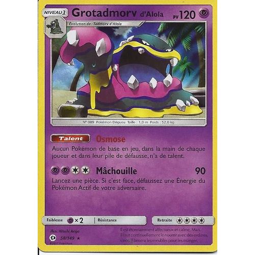 Carte Holographique Grotadmorv 58/149 - Soleil Et Lune
