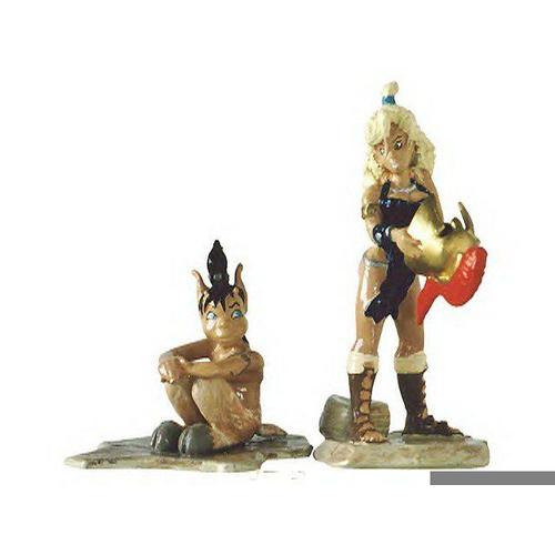 Figurine Plomb Atalante Et Pyros, Crisse, Decotoys 