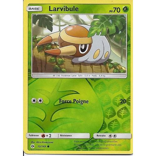 Carte Holo Reverse Larvibule 13/149 - Soleil Et Lune