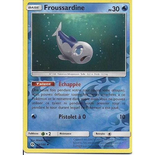 Carte Holo Reverse Froussardine 44/149 - Soleil Et Lune