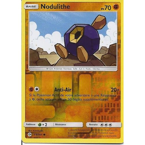 Carte Holo Reverse Nodulithe 69/149 - Soleil Et Lune