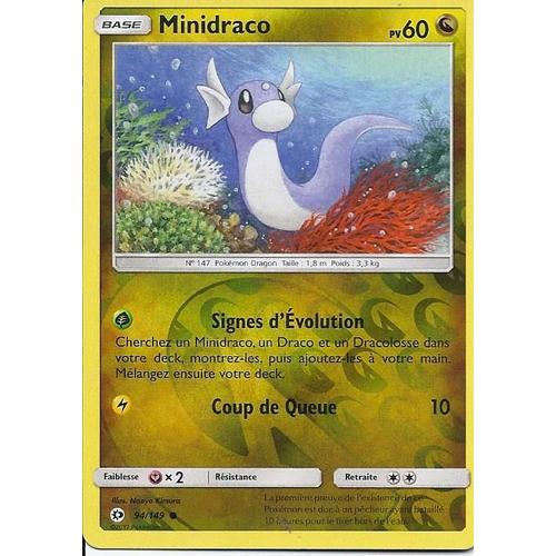 Carte Holo Reverse Minidraco 94/149 - Soleil Et Lune