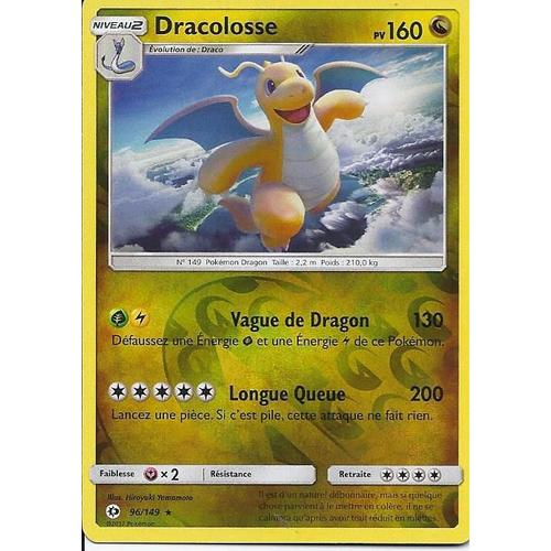 Carte Holo Reverse Dracolosse 96/149 - Soleil Et Lune