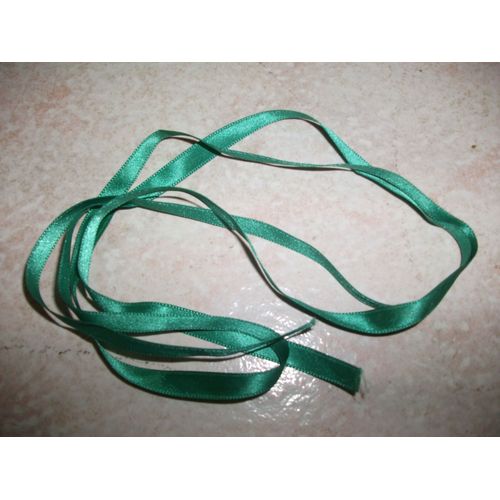 Ruban De Satin Vert Sapin - 1m05