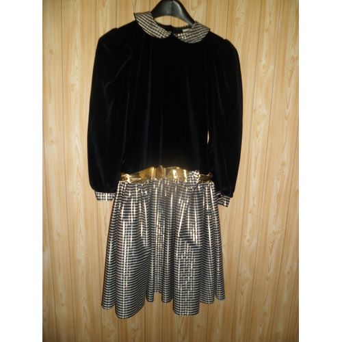 Robe Velours 14 Ans Noir