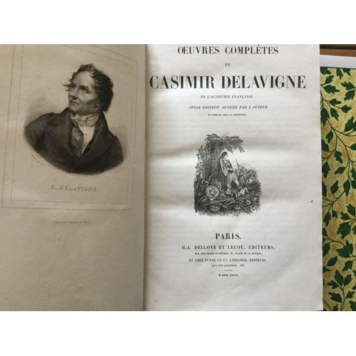 Oeuvres Complètes De Casimir Delavigne