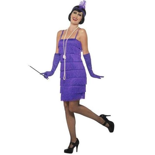 Déguisement Années 20 Charleston Violet Femme Medium