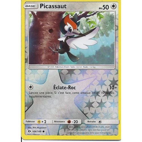 Carte Holo Reverse Picassaut 106/149 - Soleil Et Lune