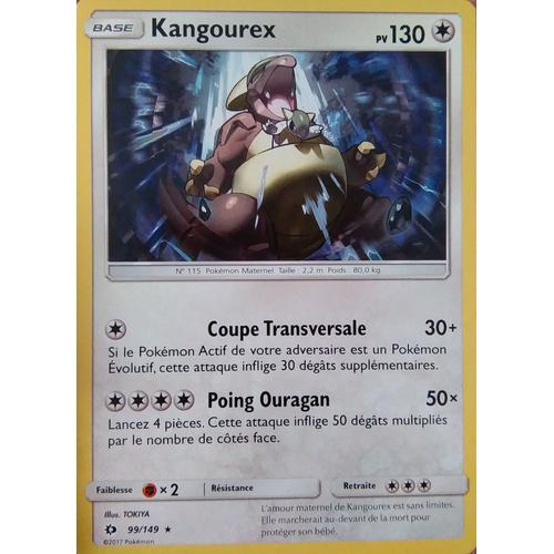 Carte Pokémon - Kangourex - 99/149 - Série Soleil Et Lune