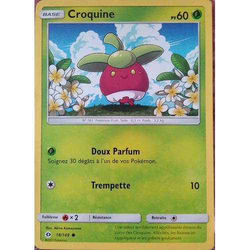 Carte Pokémon - Croquine - 18/149 - Série Soleil Et Lune