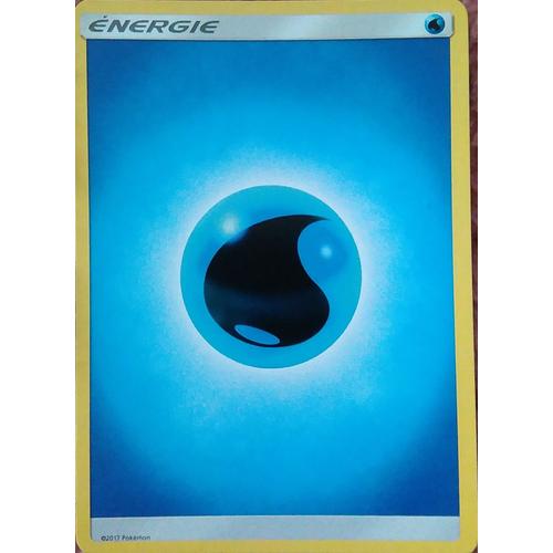Carte Energie Pokémon - Eau - Série Soleil Et Lune