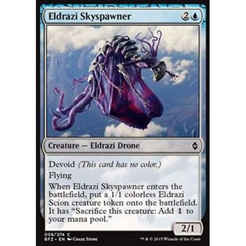 Engendreur Céleste Eldrazi (Eldrazi Skyspawner) - La Bataille De Zendikar Vf - C - Foil / Premium