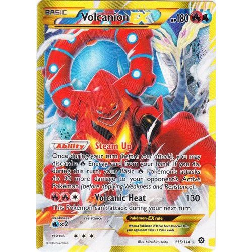 Carte Pokemon Volcanion Secrète