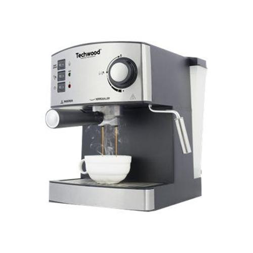 Techwood TCA-150EX - Machine à café avec buse vapeur Cappuccino - 15 bar