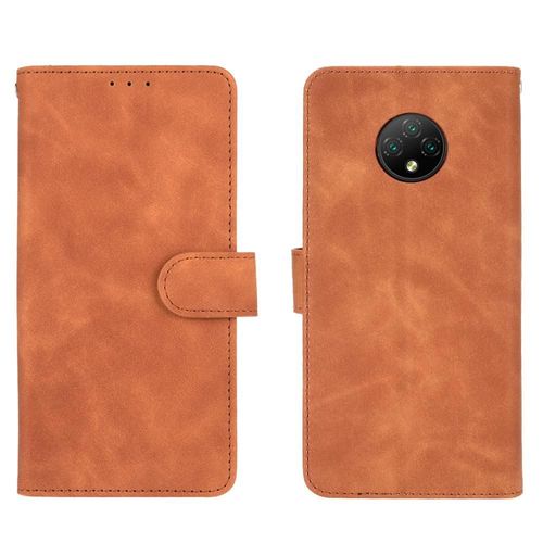 Étui Pour Doogee X95 Insertion De Carte Coque En Cuir Folio Flip Housse De Protection Avec Porte-Cartes Kickstand Protection Complète - Le Brun
