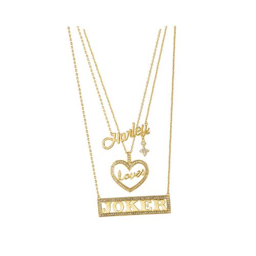 Réplique Lot De 3 Pendentifs De Harley Quinn - Suicide Squad Taille Unique