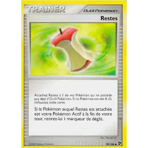 Restes 99/106 - Diamant Et Perle : Duels Au Sommet - Carte Peu Commune