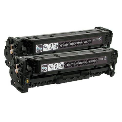 DOREE 2x Noir CE320A Cartouche Compatible de Toner pour HP LaserJet Pro CP1525n/nw, HP LaserJet Pro CM1415fn/fnw MFP