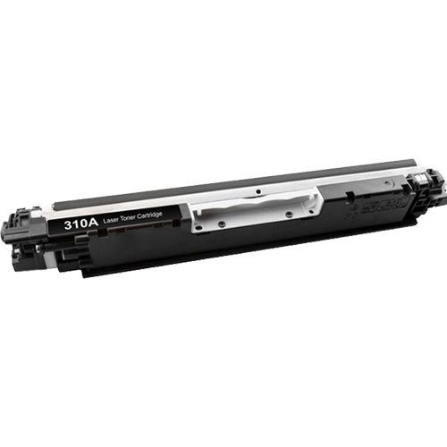 DOREE CE310A (1-Pack, Noir) Cartouche de Toner Compatible pour HP ColorLaserJet CP1025,CP1025nw,M175a,M175nw, M275 Canon LBP7010C, LBP7018C