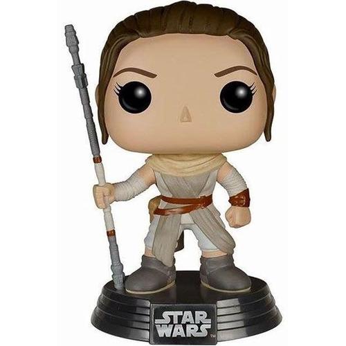 Figurine Pop - Star Wars The Force Awakens - Rey Bobble Head - Funko Pop N°58