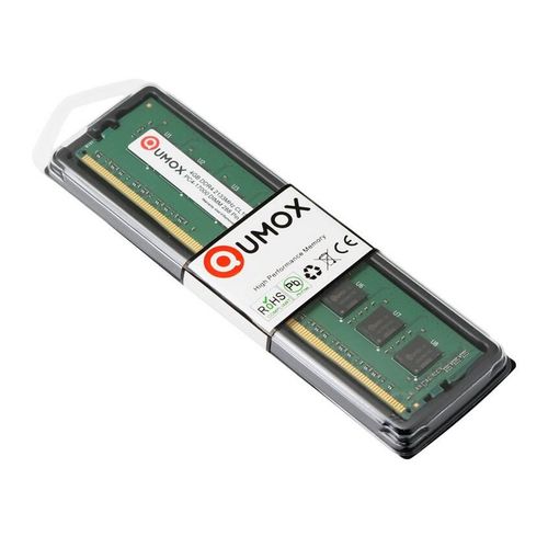 QUMOX mémoire 4Go DDR4 2133 2133MHz PC4-17000 PC-17000 (288 broches) DIMM mémoire ordinateur de bureau