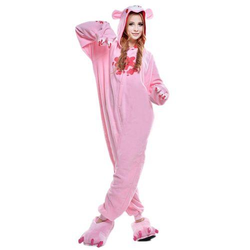 Combinaison Pyjama Kigurumi Déguisement Mardi Gras Adulte Homme Femme Peluche Chaud Doux - Modèles Animaux Chat Stitch Licorne Taille S Au Xl - Black Sugar Partenaire The Voice Colis Expédié De Paris