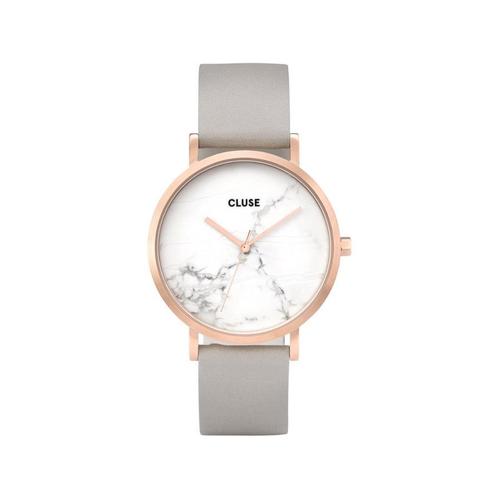 Montre Cluse Pour Femme La Roche Rose Or Blanc Marbre/Gris Cl40005