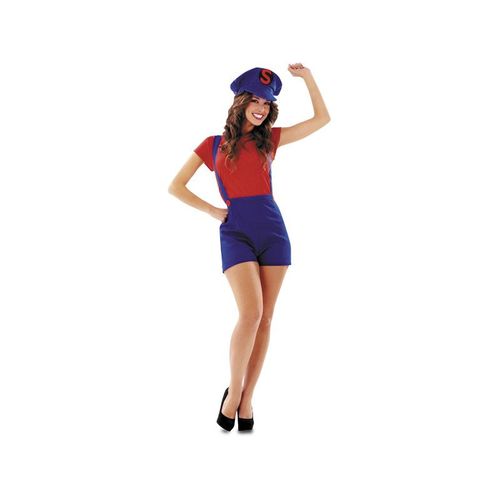 Déguisement Femme L Super Lady Rouge