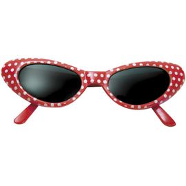 Lunettes Années 50 Rouges