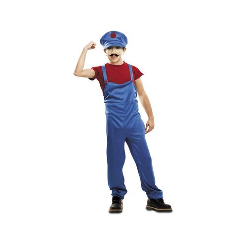 Déguisement Homme S Super Plombier Rouge