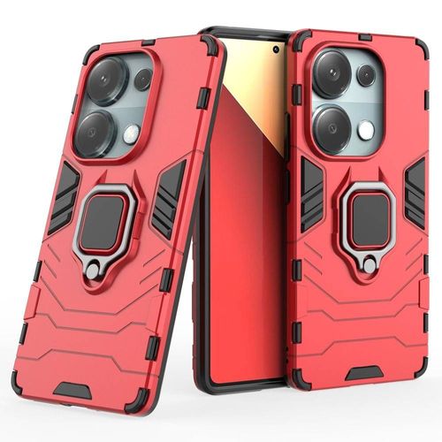 Coque Pour Xiaomi Redmi Note 13 Pro 4g / Poco M6 Pro 4g - Housse Etui Rigide Anti Choc + Film Ecran - Rouge