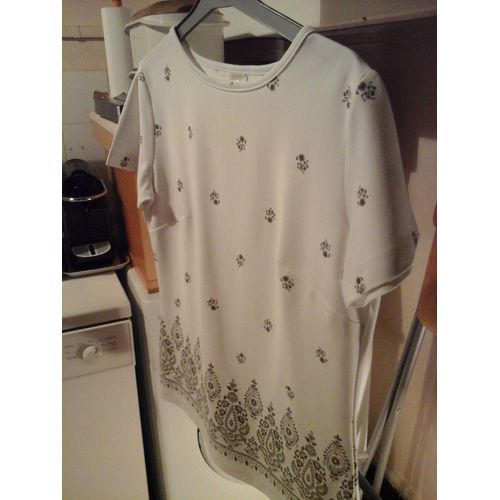 Polo Sophistiqué Polyester 40 Blanc