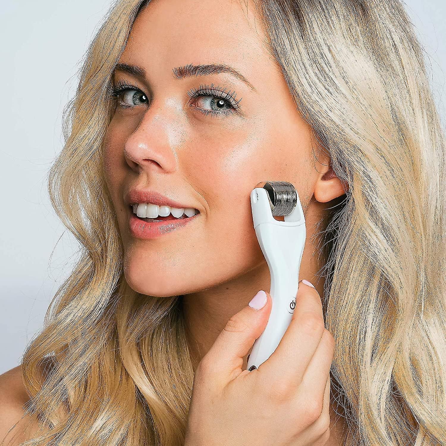 Masseur Facial  Micro-Aiguilles  Rouleau De Lumire Color... - 2