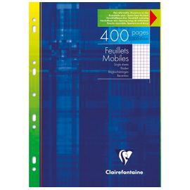 Clairefontaine - Feuillets Mobiles - 400 Pages - 5x5 [Fournitures De Bureau]